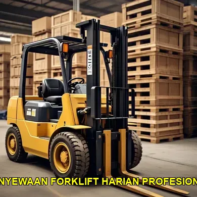 penyewaan forklift harian profesional